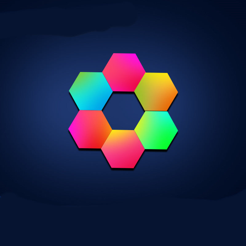 Hexagon Color-Changing Wall Light