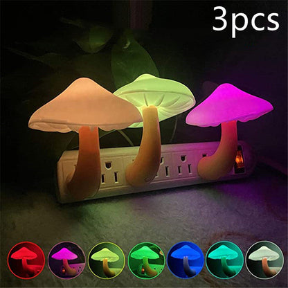 Mushroom Wall Socket Lamp