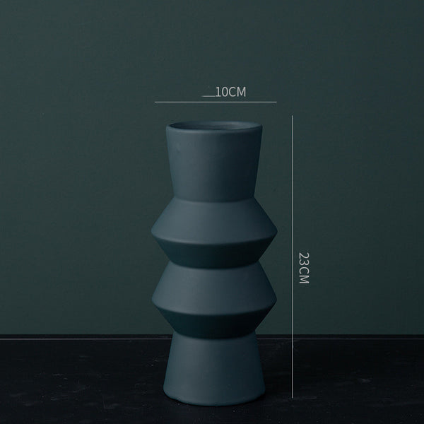 Nordic Ceramic Inlay Vase