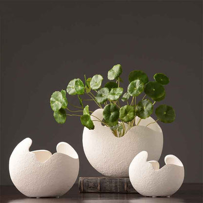 Stylish White Ceramic Vase