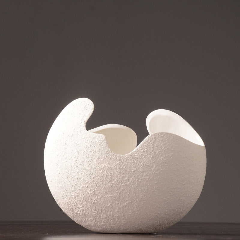 Stylish White Ceramic Vase