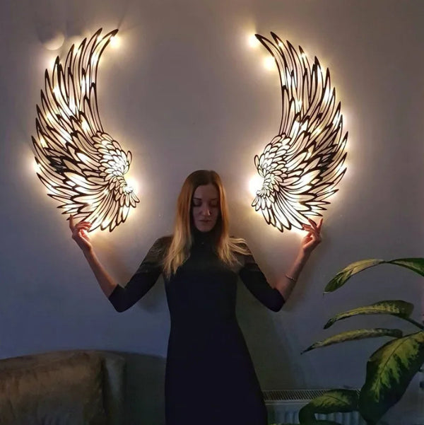 Metal Light Angel Wings