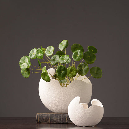 Stylish White Ceramic Vase