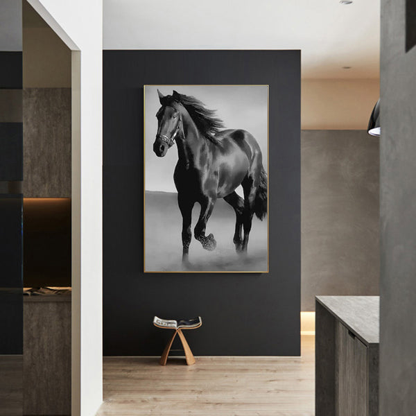Canvas Dark Horse Wall Art