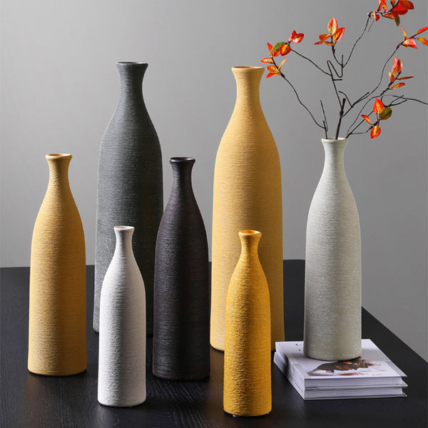 Modern Ceramic Solid Color Vase