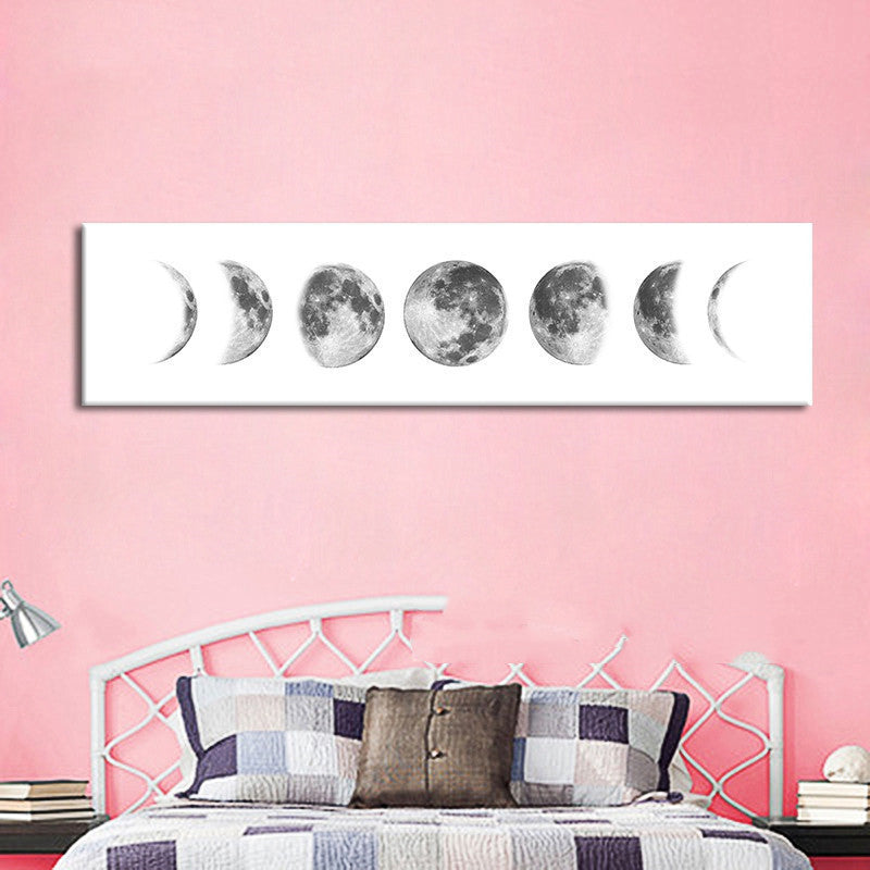 Embroidery Moon Painting