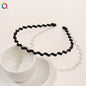 Minimal metal base facial wash hair band, no marks on the back of the head, pressed hair clip, high-end feel headband hair accessories