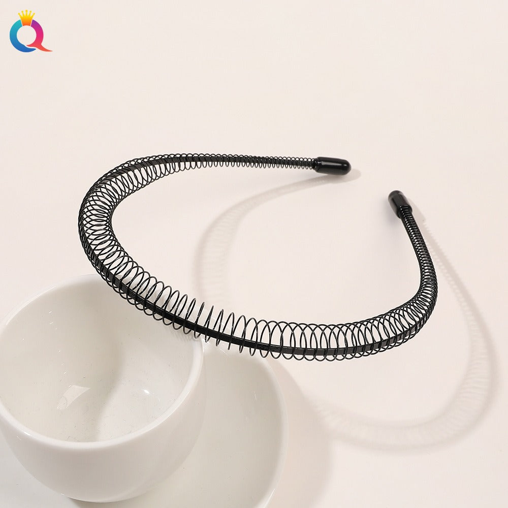 Minimal metal base facial wash hair band, no marks on the back of the head, pressed hair clip, high-end feel headband hair accessories