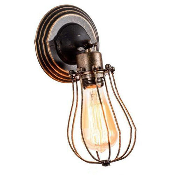 European Antique Iron Wall Lamp – Water Pipe Design