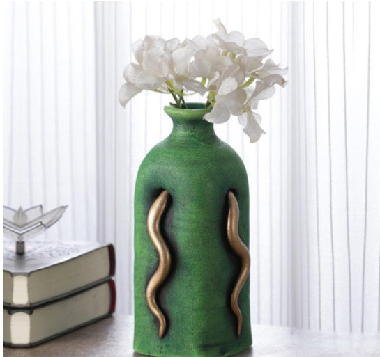Nordic Hand-Painted Vase