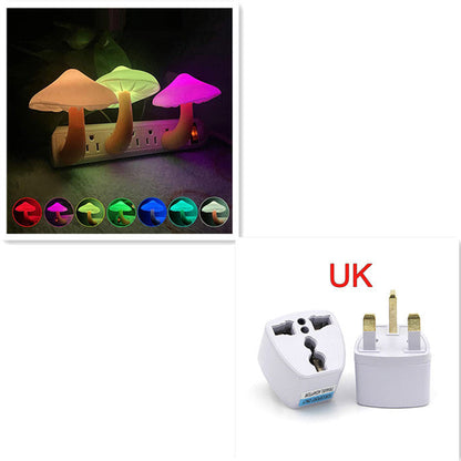 Mushroom Wall Socket Lamp