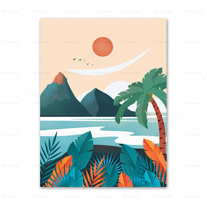 Travel City Canvas Painting