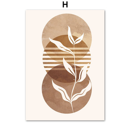 Abstract Geometric Boho Painting