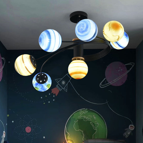 Cartoon Round LED Ceiling Light – Fun & Functional Lighting for Kids