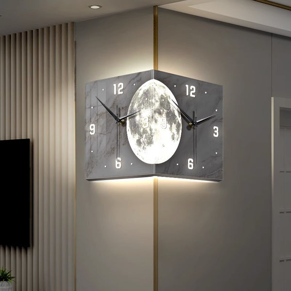 Clock Wall Lamp