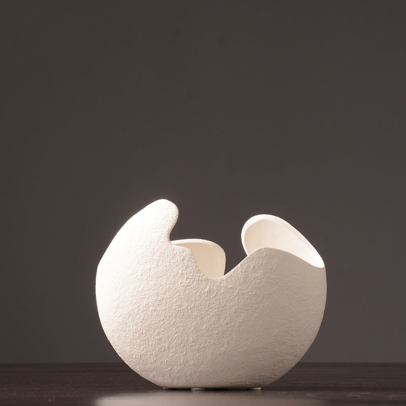 Stylish White Ceramic Vase