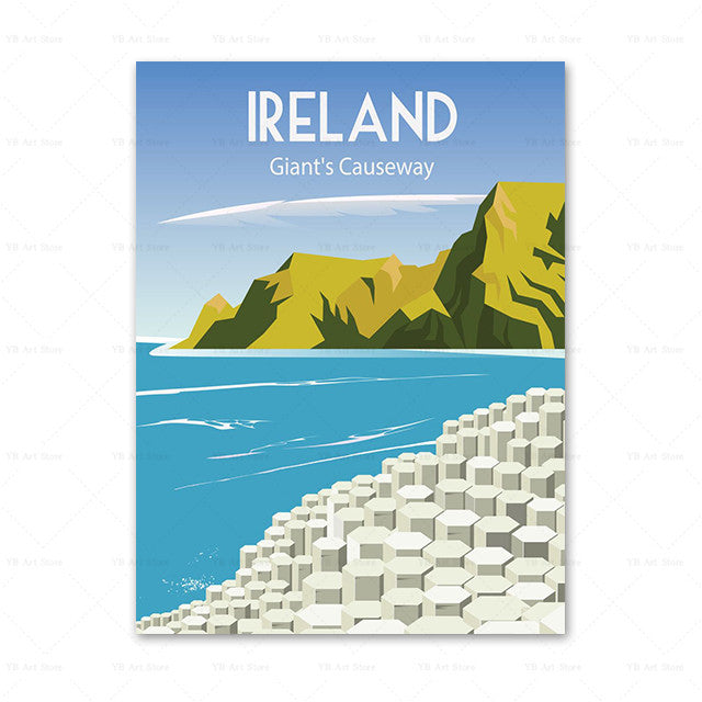 Travel City Canvas Painting