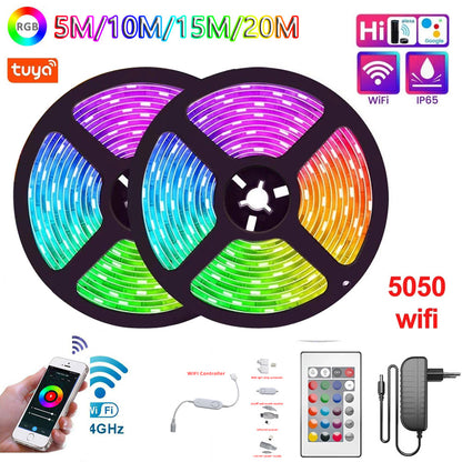 WIFI infrared Bluetooth LED Strip 5050 2835RGB Indoor And Outdoor Ambient Decorative Waterproof Strip Light Set
