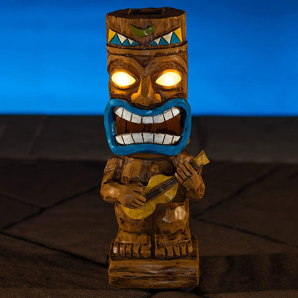Drum Tiki Solar Light