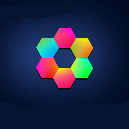 Hexagon Color-Changing Wall Light