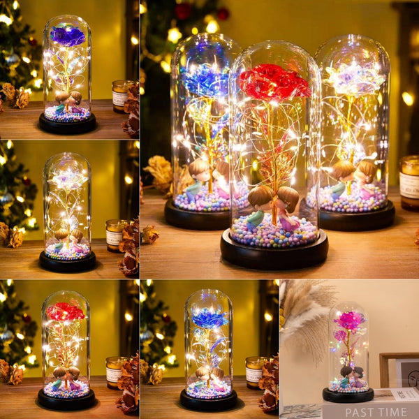 Decorative Rose Ornament LED